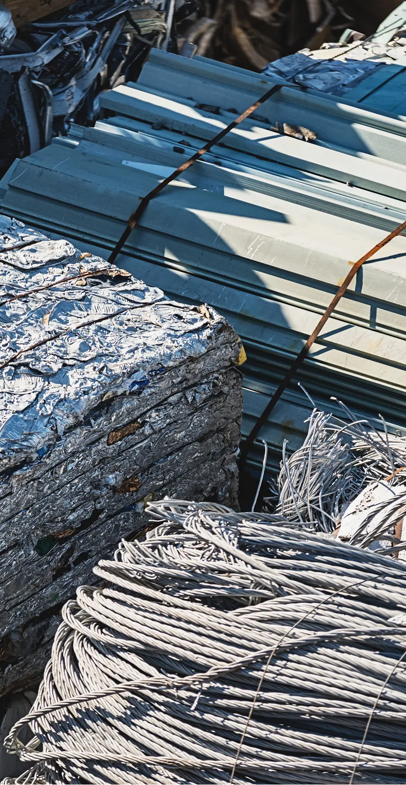 Materiales reciclados industriales